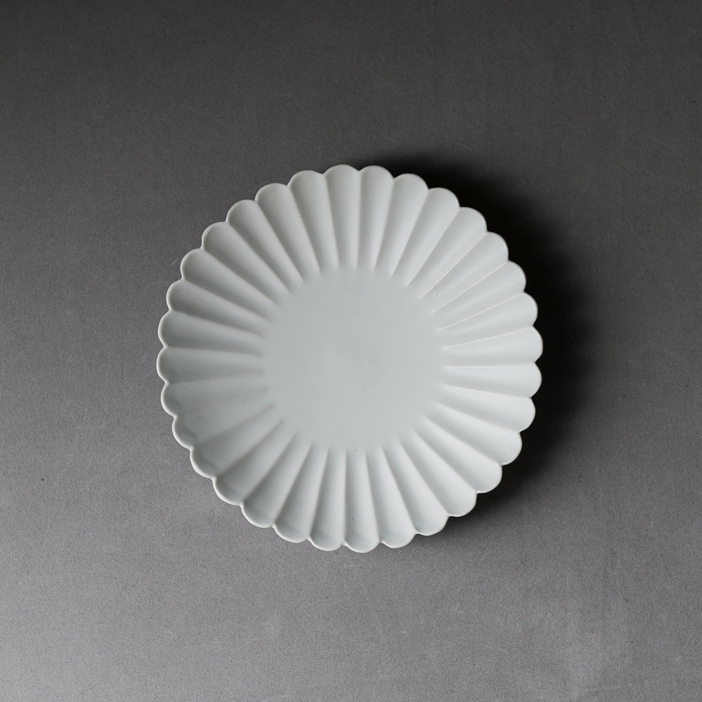 Handmade USUKIYAKI Kiku Plate – 2 Sizes (Small & Large) – Authentic Japanese Ceramic Dish for Sushi, Desserts & Home Decor