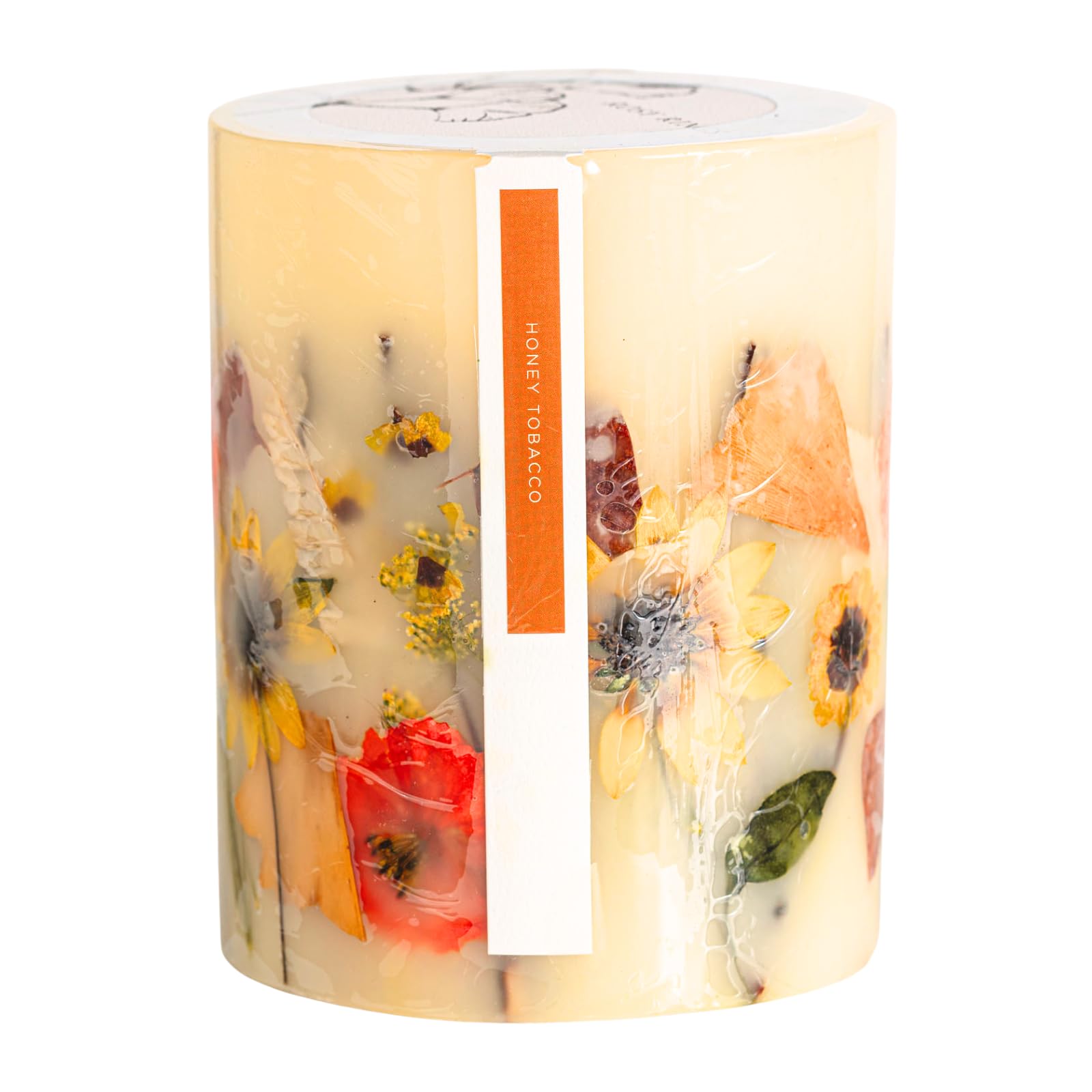Rosy Rings Honey Tobacco Candle - Aromatherapy & Home Decor for Relaxation