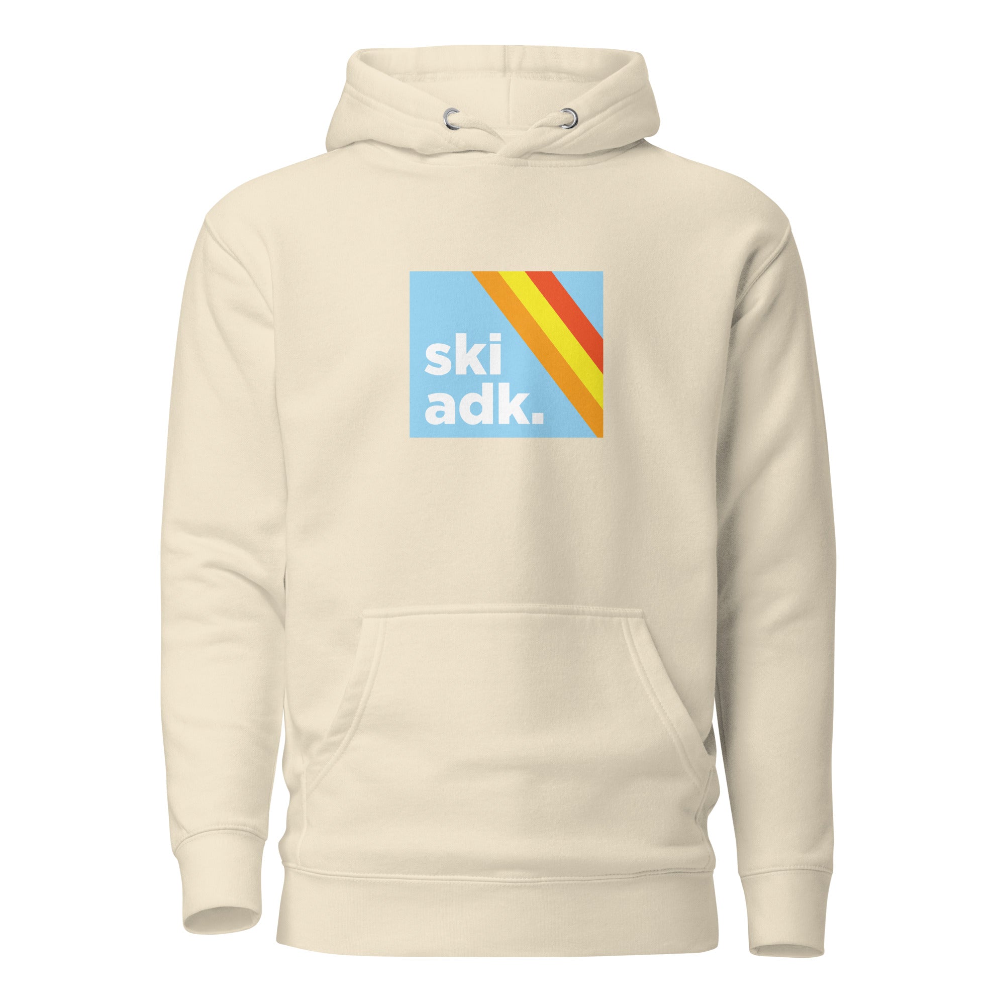 Vintage SkiADK Retro Hoodie - Soft Fleece Pullover for Men & Women - Cozy Winter Sweatshirt for Skiing, Snowboarding & Casual Outfits