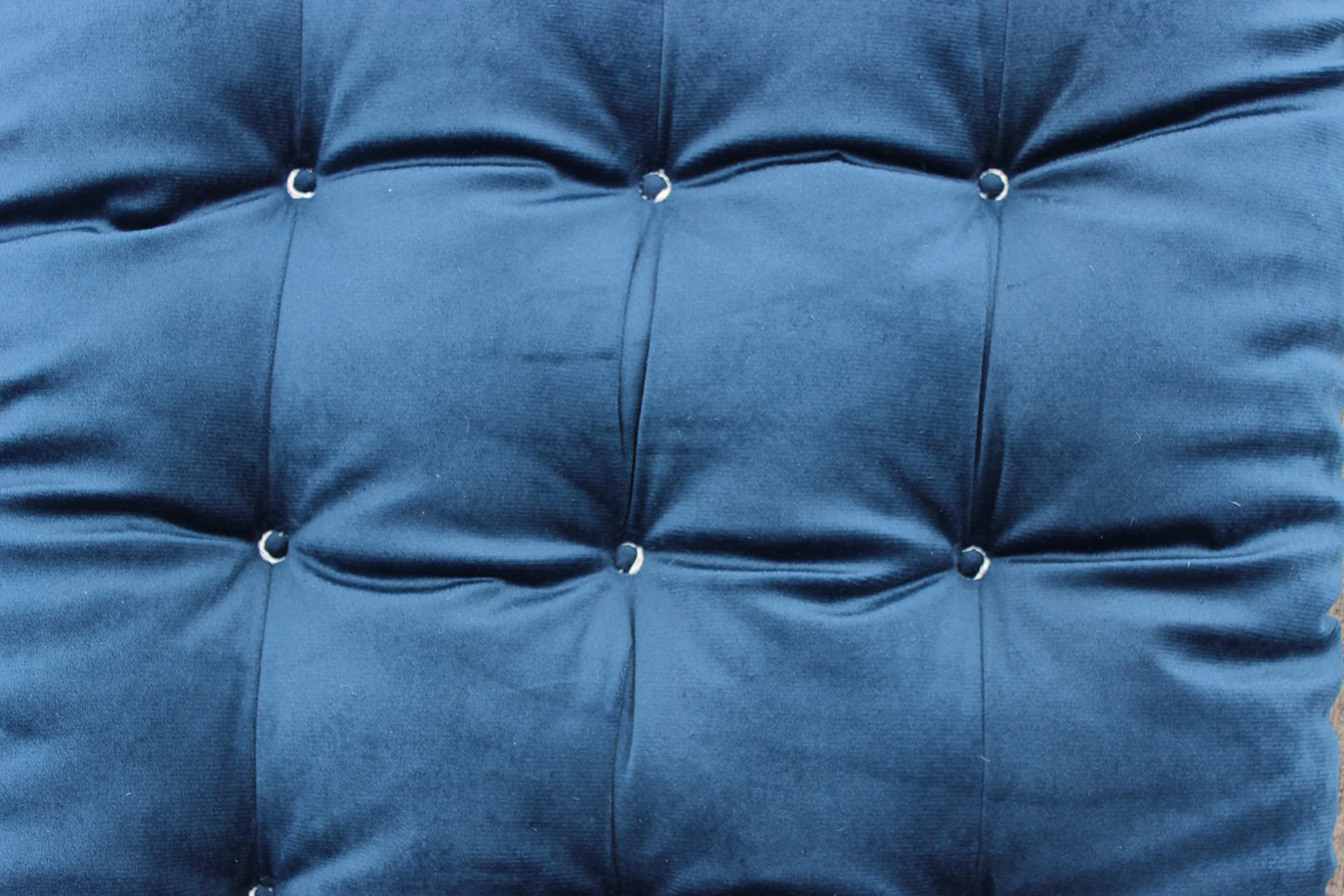 Premium Velvet Bench Cushion for Outdoor Furniture - Non-Slip Bottom, 17.7