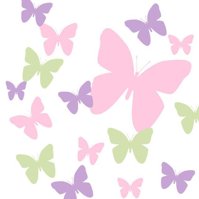 Beautiful Butterfly Wall Decals - Pink, Lilac & Sage Green Removable Stickers for Nursery, Bedroom & Home Decor | Perfect for Kids Room, DIY Wall Art & Interior Design