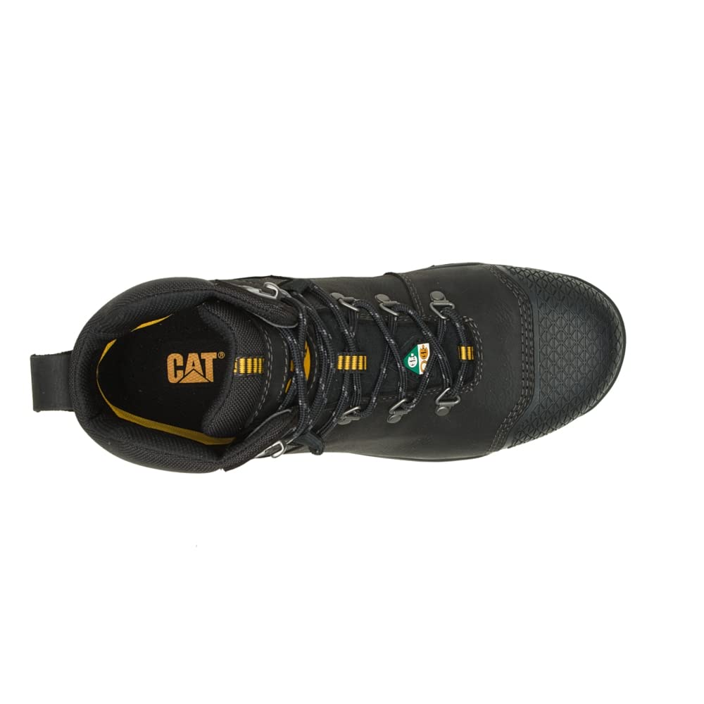 CAT Men's Accomplice X Waterproof Steel Toe CSA Safety Work Boots - Slip Resistant, Electrical Hazard Protection for Construction, Warehouse & Industrial Work