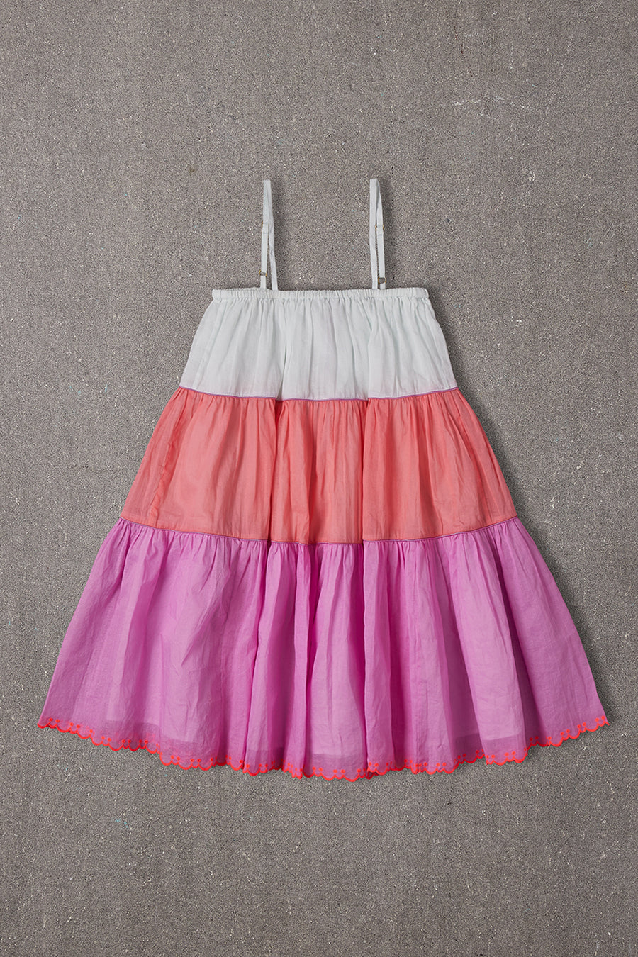 Nellystella Adeline Coral Girls Dress - Floral Summer Dress for Toddlers & Kids - Perfect for Birthday Parties, Beach Outings & Family Photos