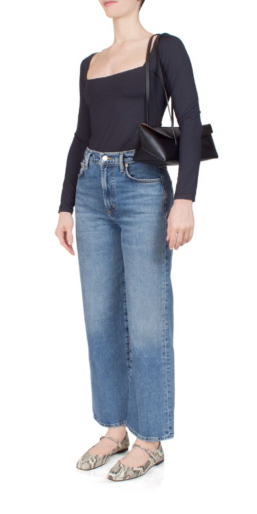 Harper High Waist Crop Jeans for Women - Trendy Distressed Denim Pants with Stretch Comfort | Perfect for Casual Outfits, Streetwear & Everyday Wear