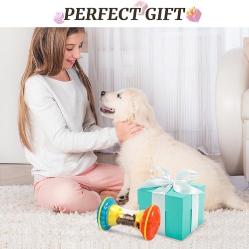 MateeyLife Interactive Treat Dispensing Dog Toys - Mental Stimulation Puzzle Toys for Small & Large Dogs, Chew-Resistant Pet Enrichment for Boredom Relief | Perfect for Crate Training, Alone Time & Anxiety Relief