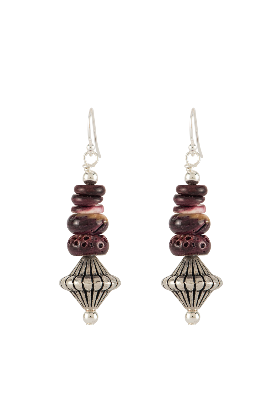 Sweet Tea Jewelry Purple Oyster Set - Elegant Pearl Necklace & Earrings for Women | Perfect for Weddings, Parties & Special Occasions