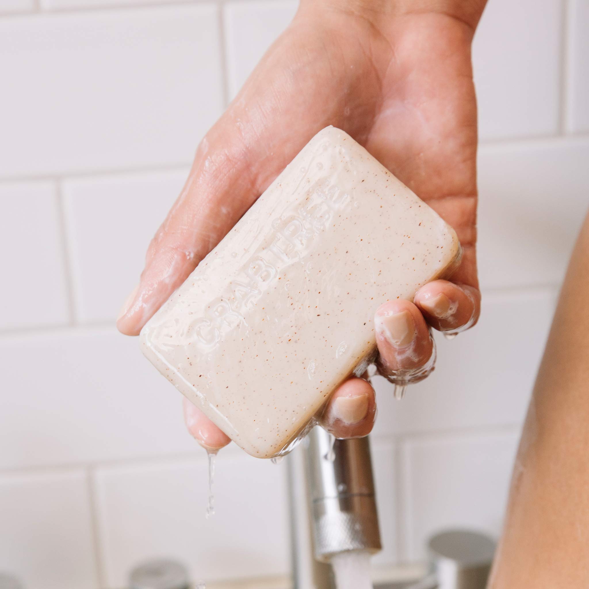 Buff + Invigorate Body Bar - 200g Exfoliating & Moisturizing Soap for Smooth Skin | Perfect for Shower, Gym & Travel