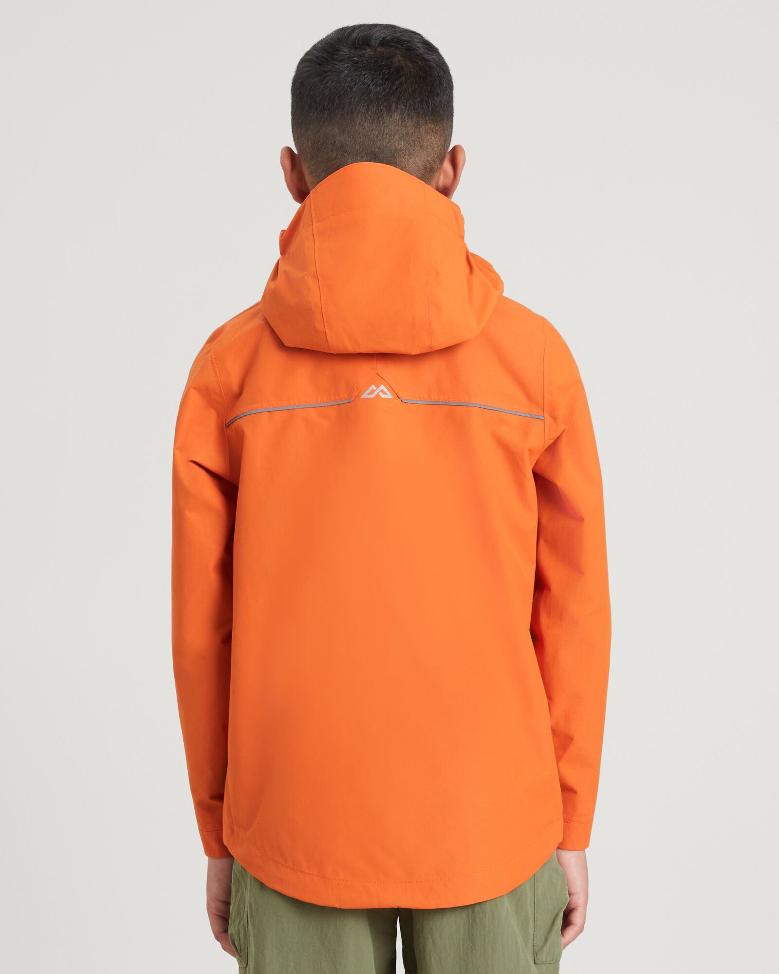 Andulo 2-Layer Waterproof Rain Jacket for Boys - Lightweight & Windproof Outdoor Jacket for Hiking, School & Rainy Day Activities