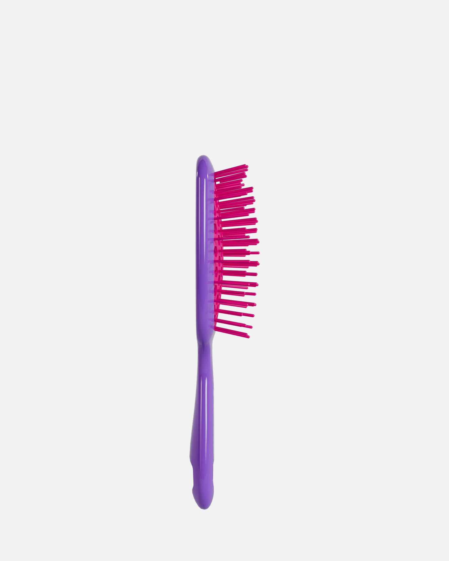 UNbrush Mini Neon Electric Berry Detangling Hair Brush - Tangle-Free Styling for Kids & Adults, Perfect for Travel & On-the-Go Use