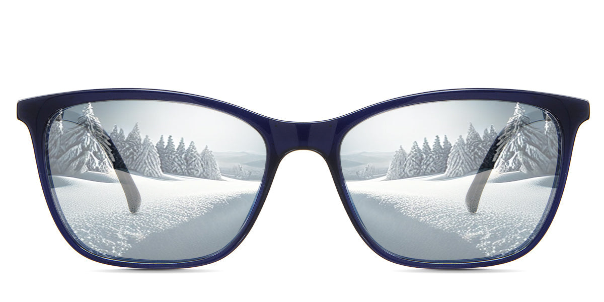 ELLE Women's Prescription Tinted Glasses - Stylish & UV Protection for Work, Driving & Outdoor Activities