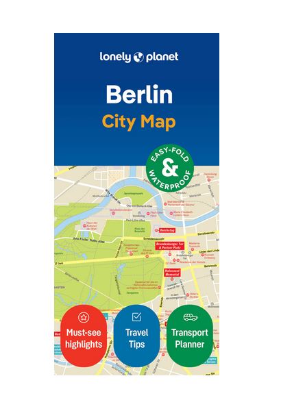 Lonely Planet Travel Maps - Detailed World Maps for Adventure Travelers | Perfect for Road Trips, Hiking & Backpacking