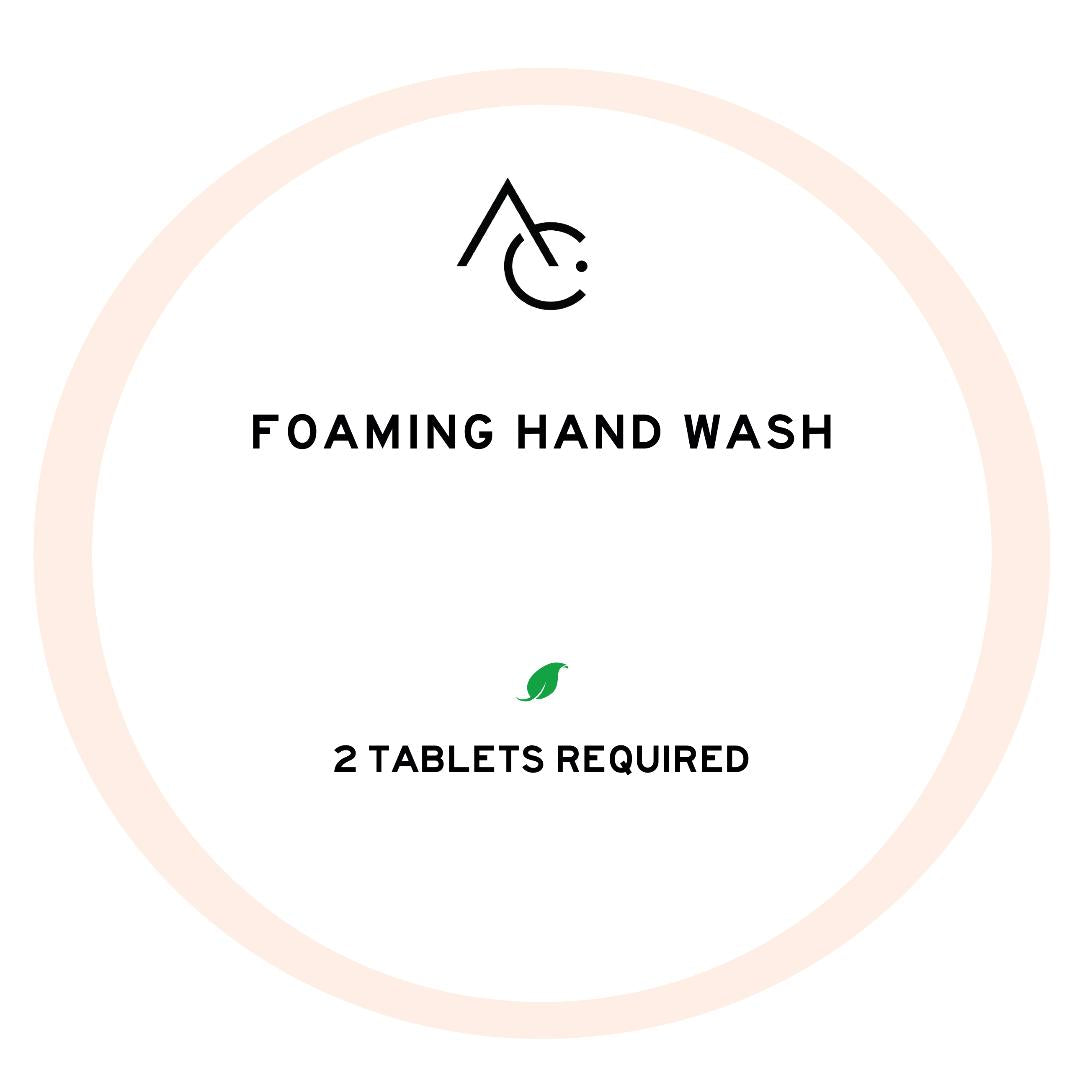 Eco-Friendly Refill Foaming Hand Wash Tablets (12 Pack) - Zero Waste Liquid Soap Replacement for Home, Kitchen & Bathroom