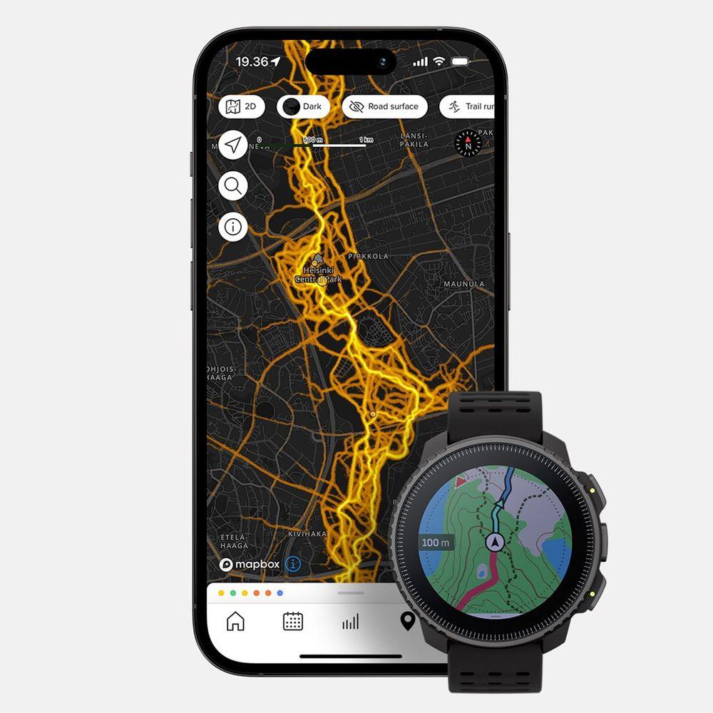Suunto Vertical Solar GPS Watch - Stainless Steel or Titanium - Outdoor Adventure, Hiking & Fitness Tracking - Perfect for Camping, Running & Water Sports