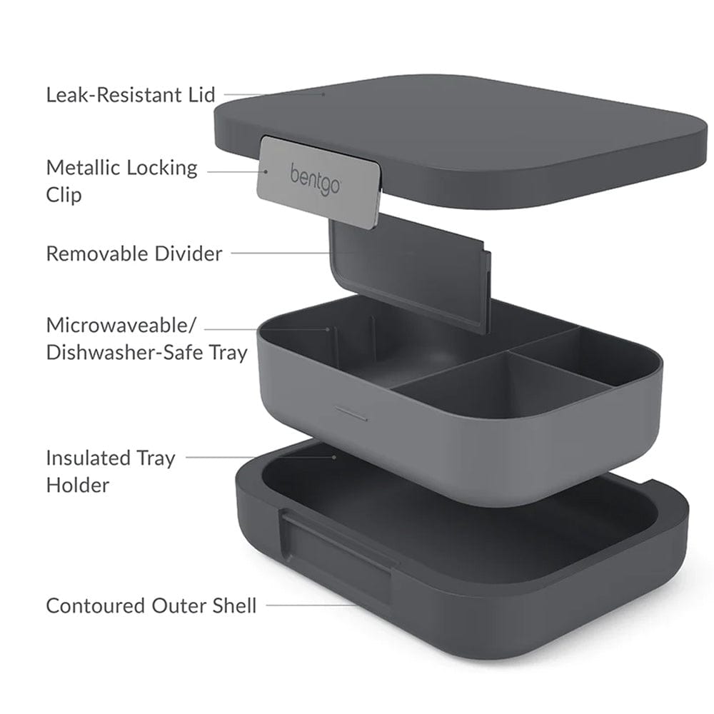 Bentgo Modern Leak-Proof Bento Lunch Box for Adults & Kids - Perfect for School, Work, Picnics & Travel