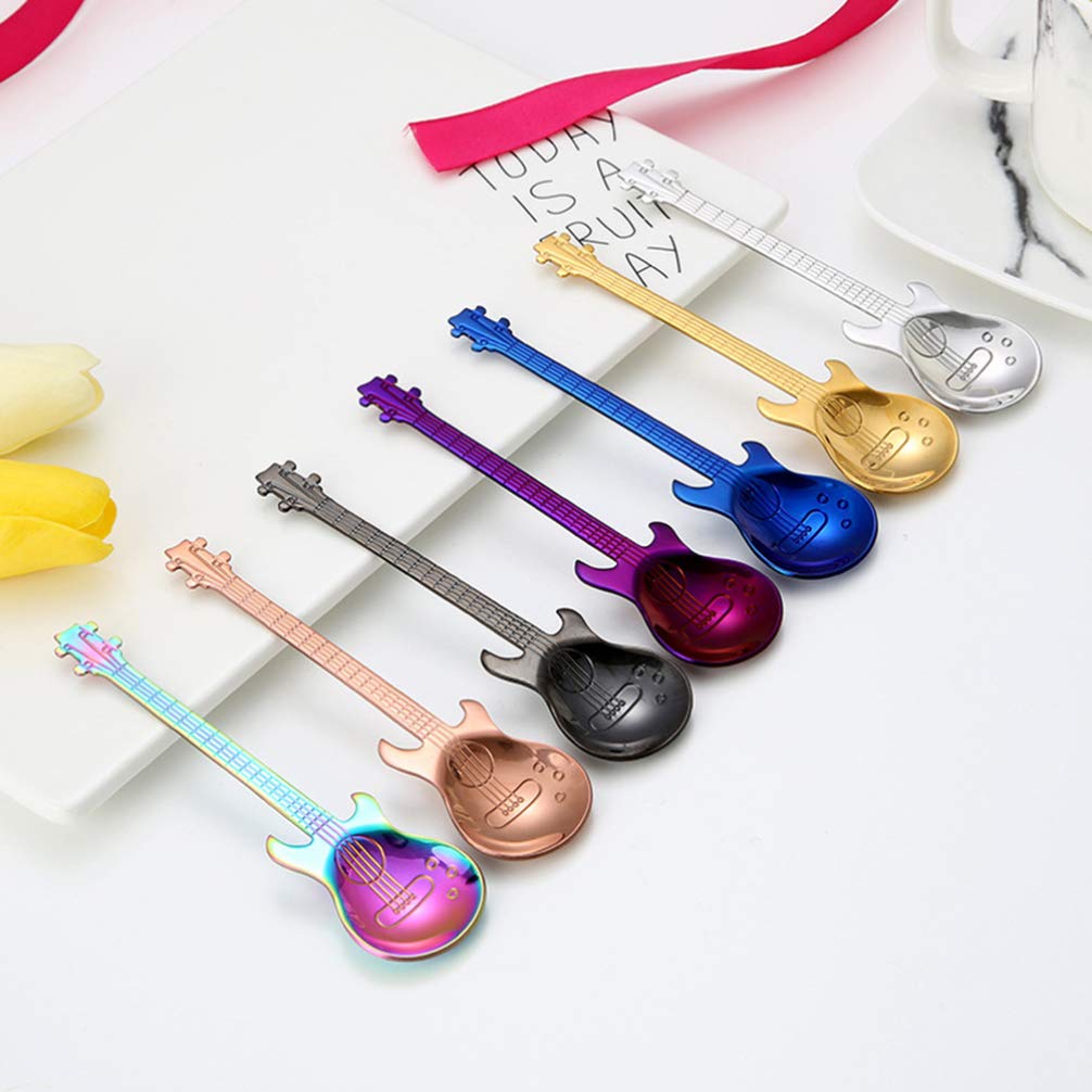 4-Piece Mixing Spoon Set - Stainless Steel Coffee Stirring Spoons for Kitchen, Bar & Coffee Shop - Perfect for Brewing, Baking & Mixing Drinks