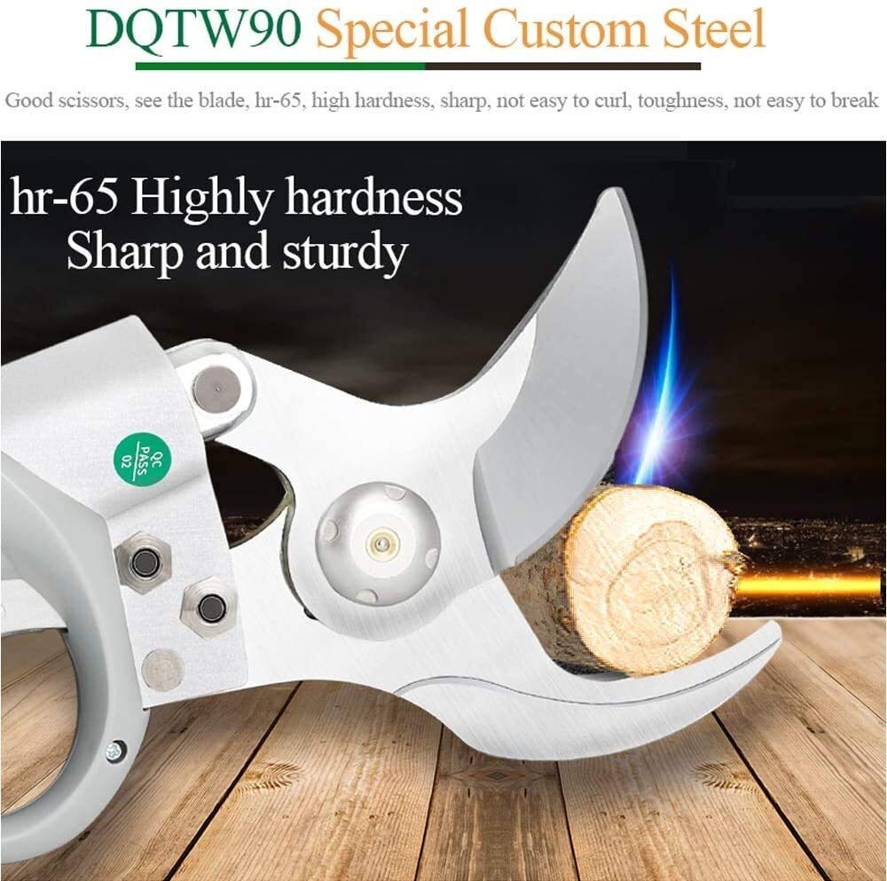 36V 4AH Electric Pruning Shears with Backpack - High Speed Professional Garden Pruner for Tree Branch Cutting | Perfect for Landscaping, Vineyard Maintenance & Home Gardening