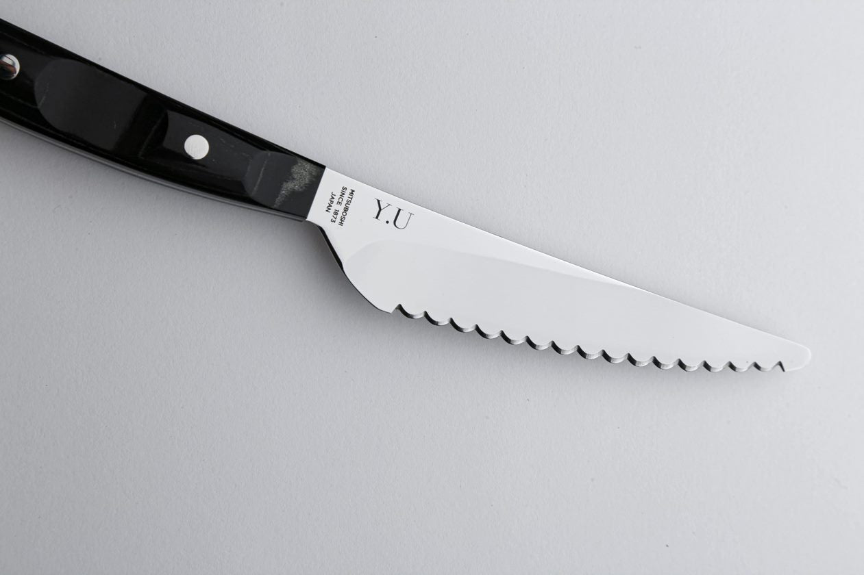 Premium Nagomi Japan 2-Piece Steak Knife Set - High-Quality Japanese Stainless Steel Blades for Perfect Steak Cutting | Ideal for Home Kitchen, BBQ Parties & Fine Dining