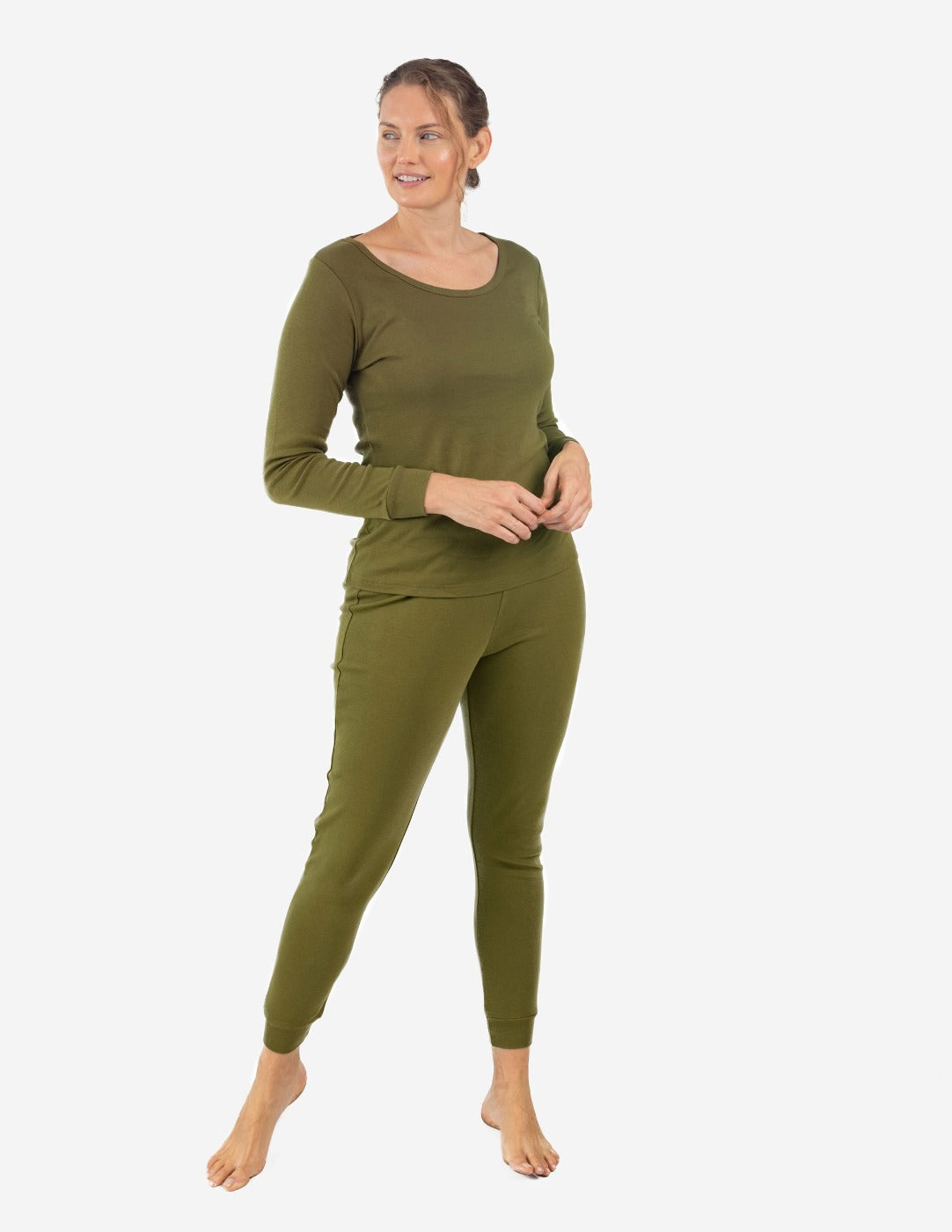 Women's Bohemian Solid Color Pajama Set - Soft Cotton Sleepwear for Women - Perfect for Lounge, Sleep & Vacation (Boho Chic, Comfortable Nightwear)