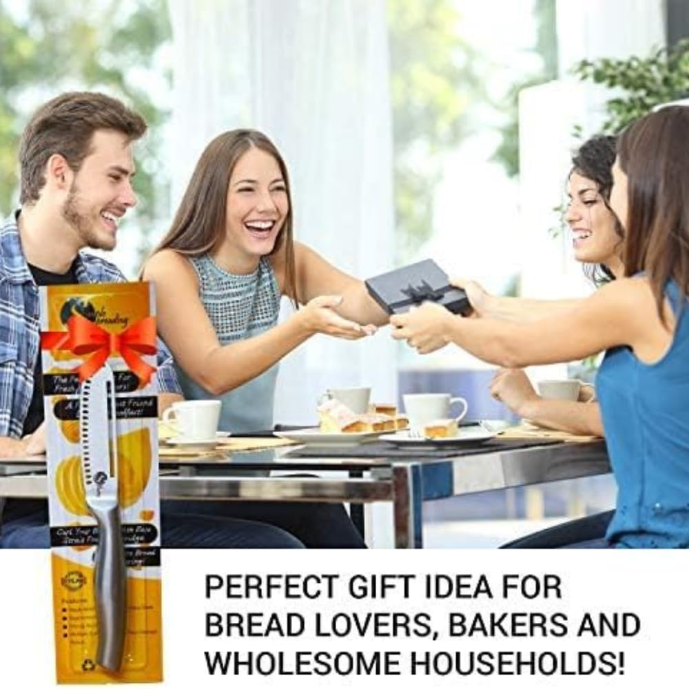 Magic Butter Knife Spreader & Curler - 3-in-1 Kitchen Tool for Effortless Butter Spreading, Perfect for Breakfast Toast, Baking & Entertaining - Complete Your Knife Set with This Unique Utensil