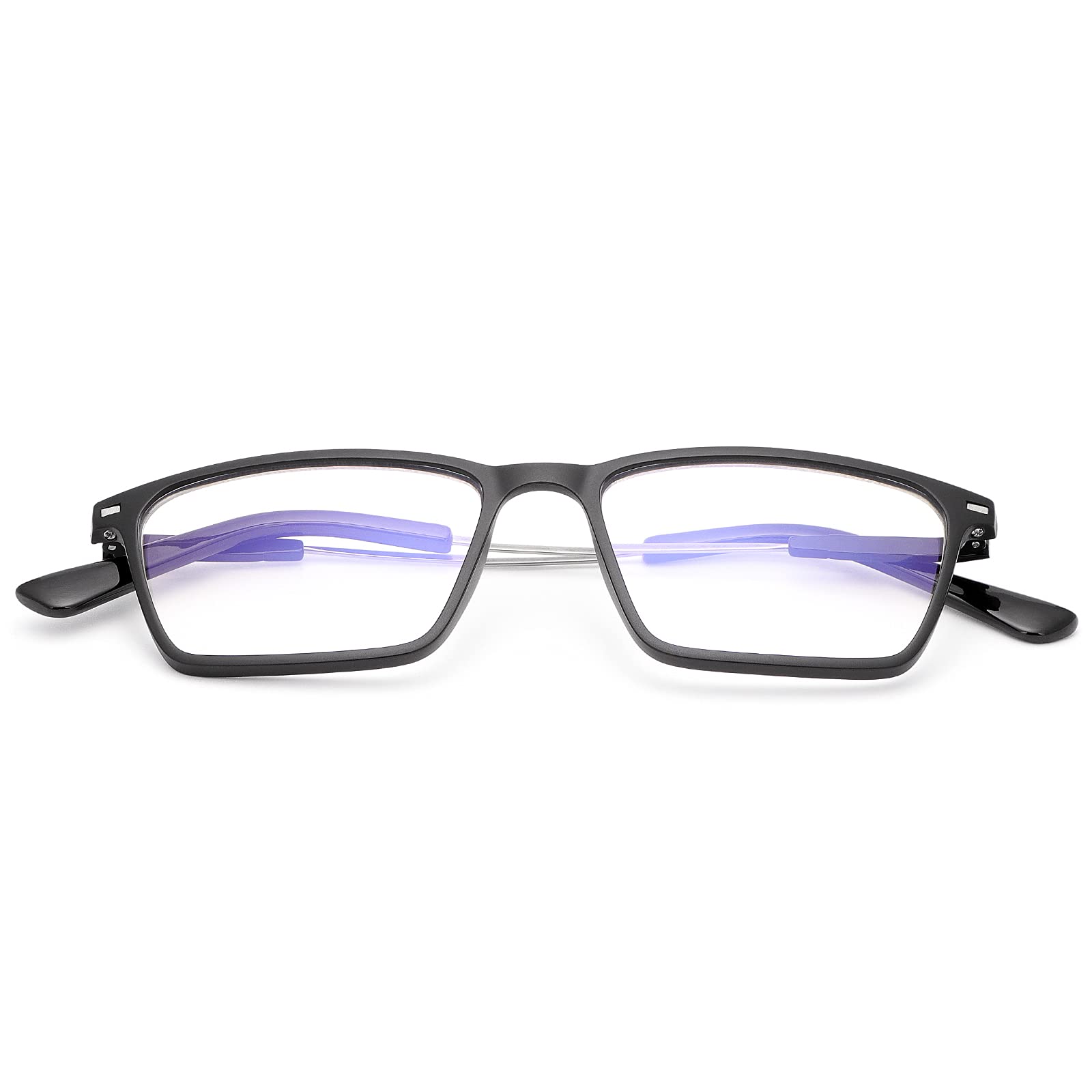 YIMI Blue Light Blocking Computer Glasses - Progressive Multifocus Reading Eyewear for Men & Women - Anti-Fatigue Multifocal/Trifocal Readers for Office, Gaming & Screen Use