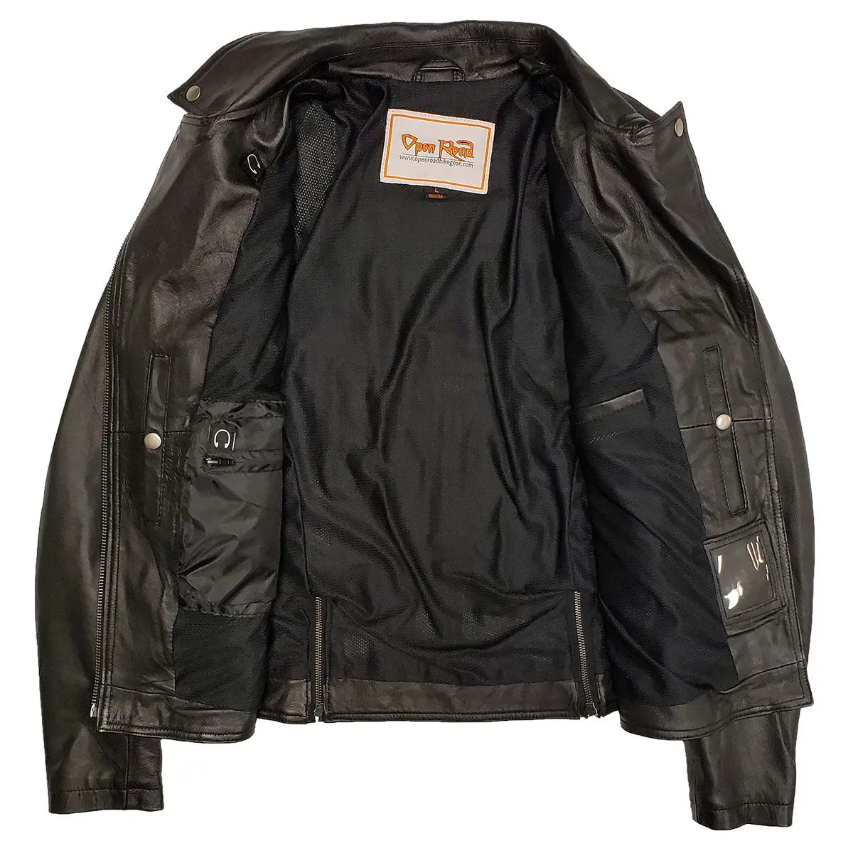 Open Road Women's Hooded Classic Leather Motorcycle Jacket - Stylish Biker Jacket for Riding & Casual Wear - Perfect for Motorcycle Enthusiasts & Fashion Lovers