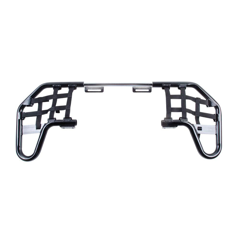 Tusk Comp Series Nerf Bars - Black with Black Webbing for Yamaha Banshee 350 (1987-2006) | Durable Off-Road Protection for ATV Racing & Trail Riding