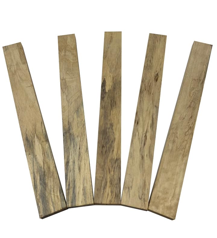 Premium Spalted Tamarind Wood Cutting Boards - Pack of 5, 3/4
