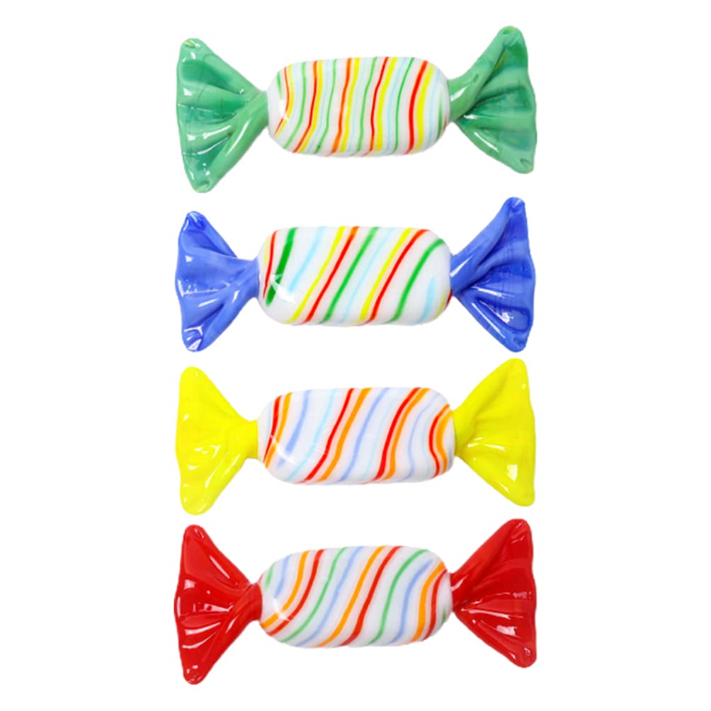 BESPORTBLE 4pcs Glass Candy Decor - Unique Home Ornaments for Party & Gifts