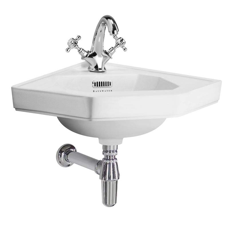 Bayswater Fitzroy White Porcelain Sink - Elegant Bathroom & Kitchen Basin for Modern Homes