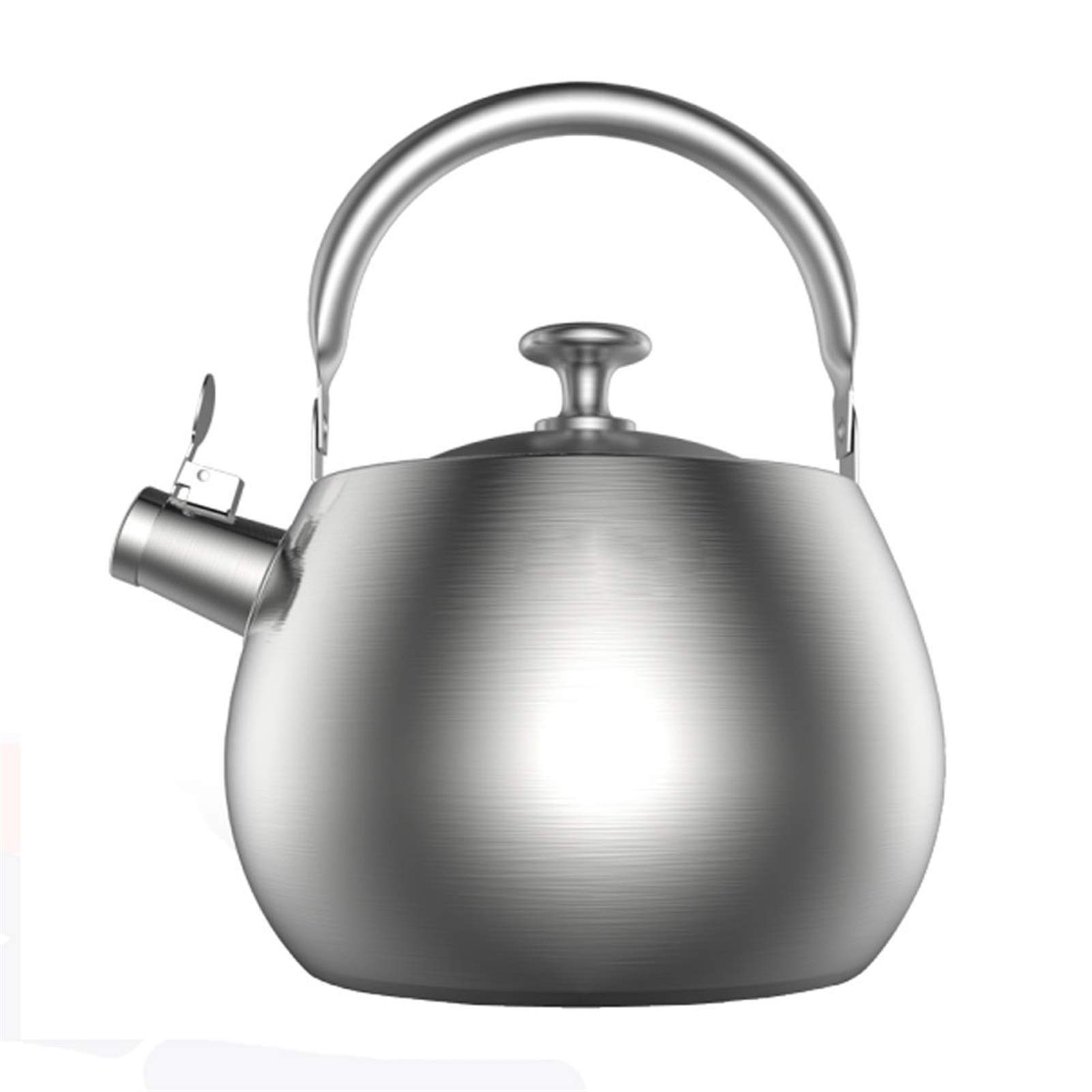 **Premium Stainless Steel Whistling Tea Kettle with Cool-Touch Handle & Free Silicone Mitt - Stovetop Safe for Gas & Electric - Perfect for Tea Lovers, Home Brewing & Kitchen Decor**