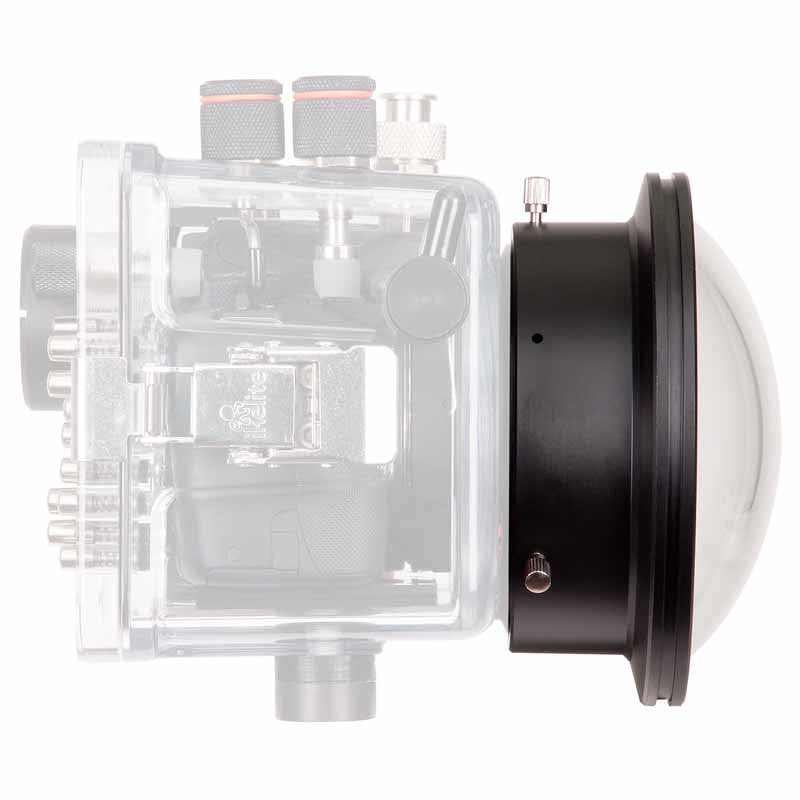 Ikelite DLM Extended 6 Inch Dome Port for Underwater Photography - Perfect for DSLR & Mirrorless Cameras in Marine Environments