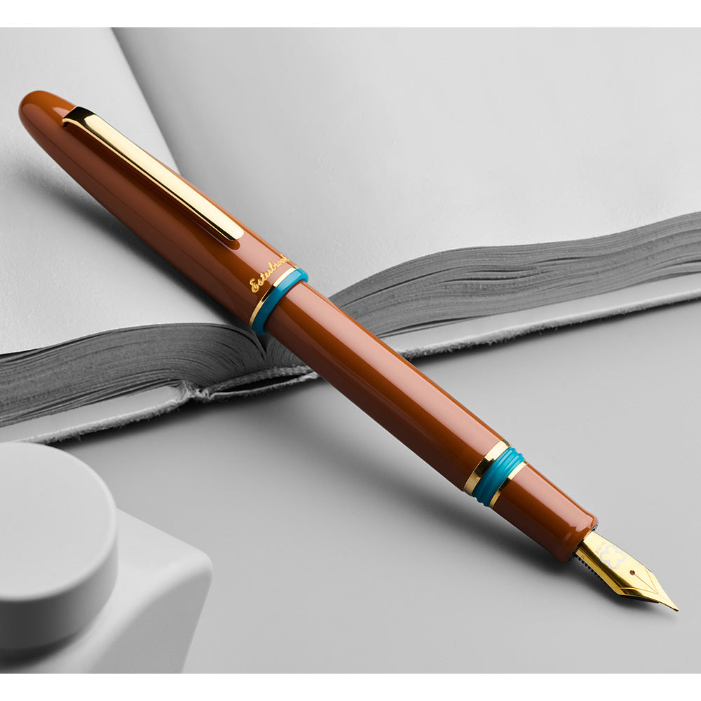 Esterbrook Estie Back to the Land Fountain Pen - Premium Writing Instrument with Incredible Rock Design for Calligraphy, Journaling & Office Use