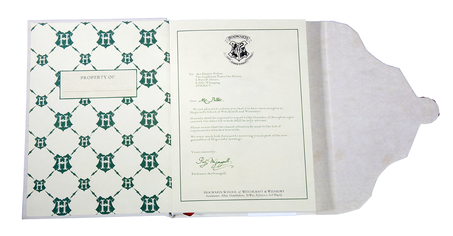 Harry Potter Hogwarts Acceptance Letter Hardcover Notebook - Lined Journal for Writing, Note Taking, and Collectibles - Perfect for Fans, Students, and Gift Giving