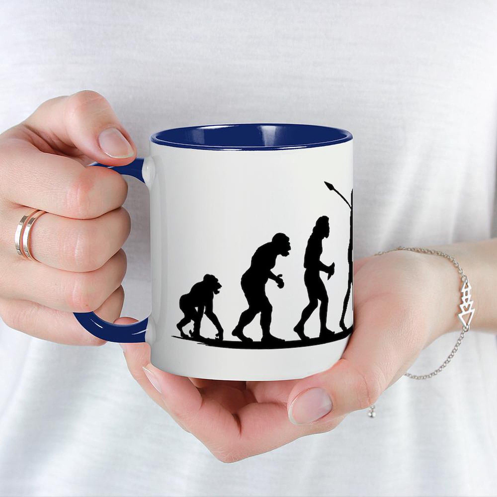 Fencing Mug 11 oz (325 ml) - Ceramic Coffee Cup with Handle - Perfect Gift for Fencers & Coffee Lovers - Ideal for Training Breaks, Tournaments & Home Use