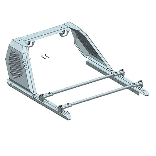 Black Horse Vigor Cross Bar Black VRCB64-G - Compatible with 2020-2023 Jeep Gladiator | Heavy Duty Roof Rack Crossbars for Off-Road Adventures & Cargo Transport
