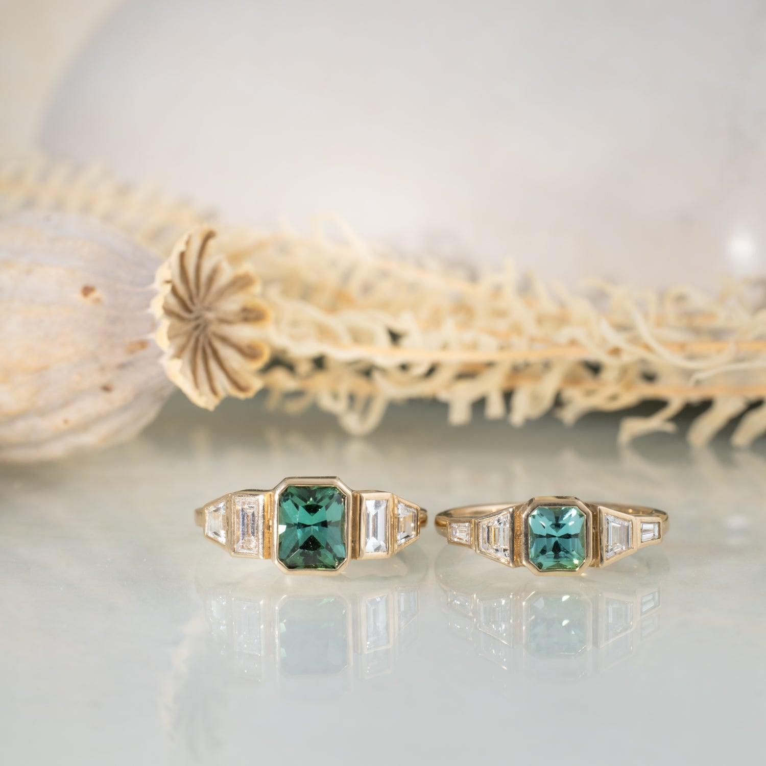 Saiorse Genuine Tourmaline Ring for Women - Elegant Gemstone Jewelry for Everyday Wear & Special Occasions