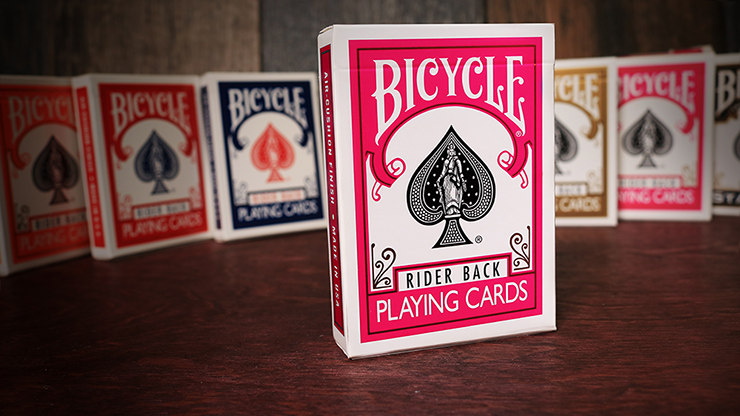 Fuchsia Bicycle Playing Cards - Premium Quality Poker Cards for Magic Tricks, Card Games, and Casino Nights