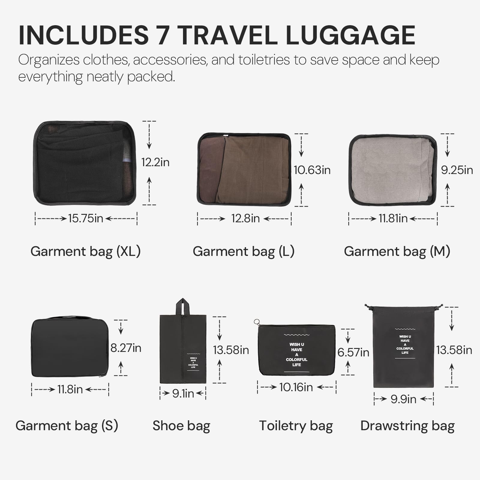 Convertible Garment Duffel Bag for Travel - 2 in 1 Hanging Suit Bag & Large Carry On Luggage for Men & Women | Perfect for Business Trips, Weddings & Airplane Travel
