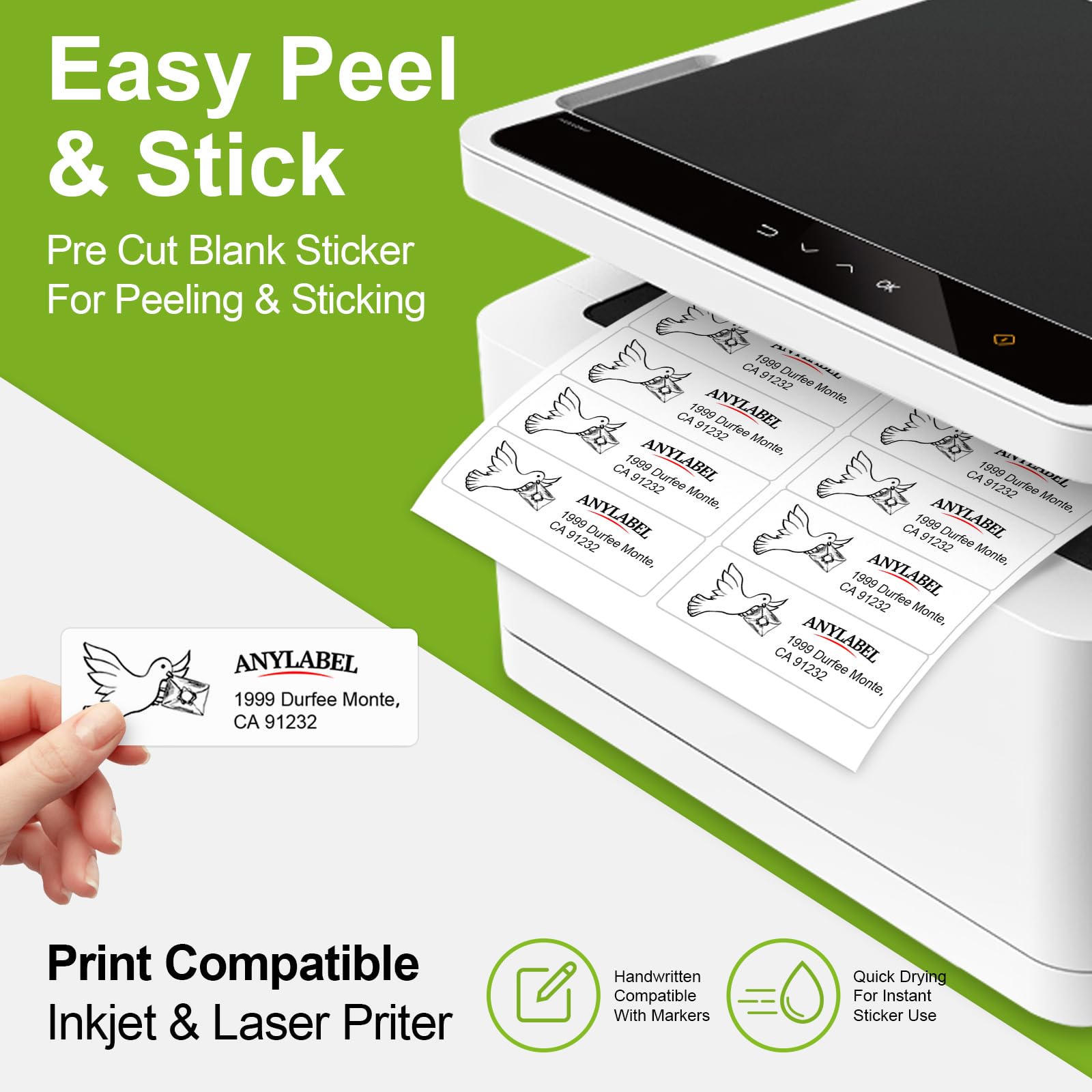 14 Per Page Mailing Labels 1-1/3