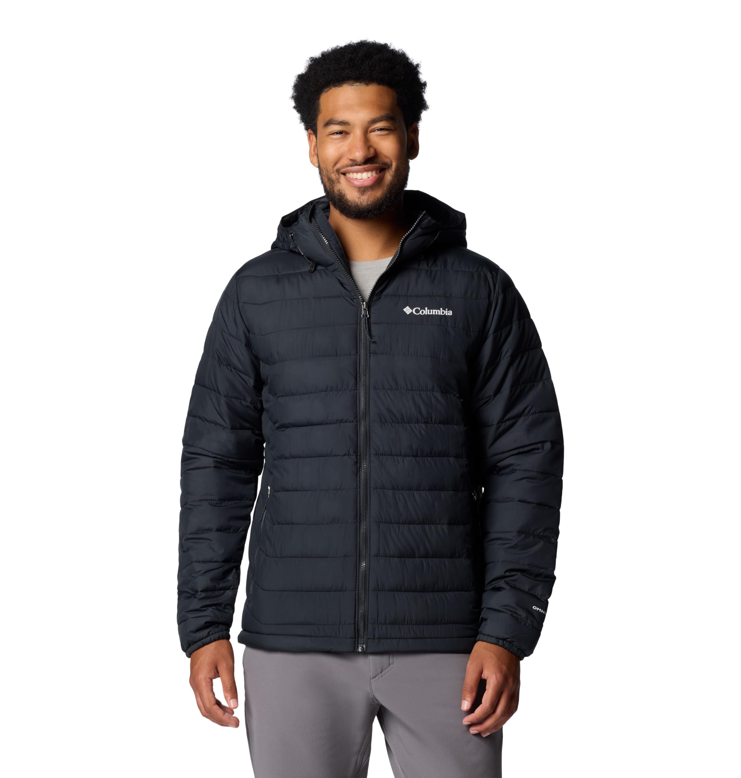 Columbia Men's Powder Lite Hooded Jacket - Lightweight Waterproof Winter Jacket for Skiing, Hiking & Outdoor Activities