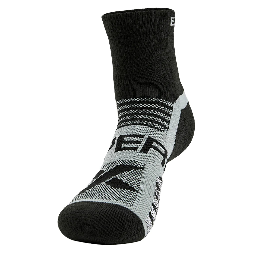 Experia Tennis Thin Cushion Ankle Socks for Men & Women - Black (2-Pack) - Breathable & Comfortable Athletic Socks for Running, Gym & Sports Activities