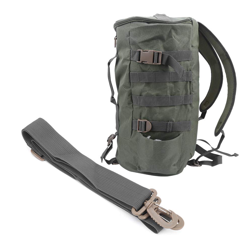 **Alomejor Waterproof Fishing Tackle Backpack - Durable Cylinder Fishing Gear Storage for Bass, Fly & Saltwater Fishing - Perfect for Outdoor, Camping & Boat Trips**