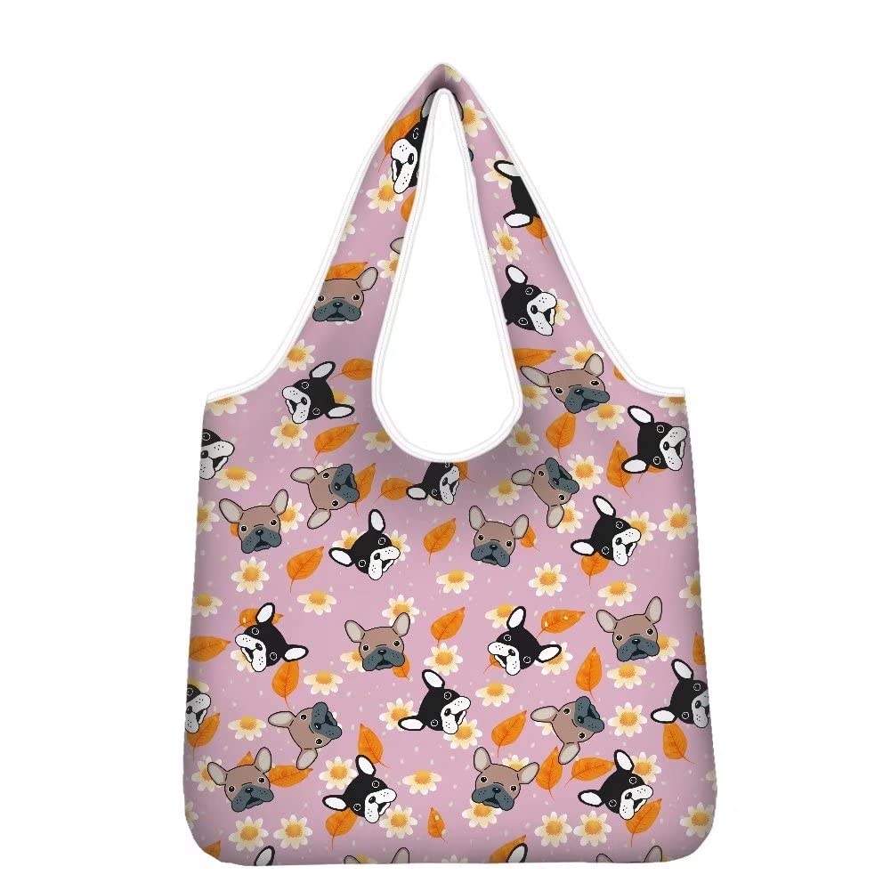 Foldable Polyester Tote Bag for Groceries & Shopping - Perfect Gift for Girls