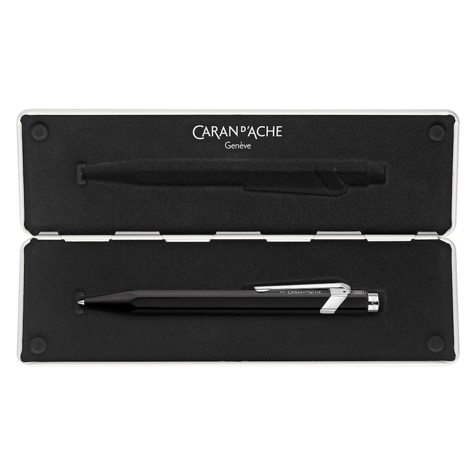 Caran d'Ache 849 Rollerball Pen - Premium Slimpack Black Ink Pen for Writing, Journaling & Office Use - Luxury Ballpoint Pen Gift for Professionals & Students