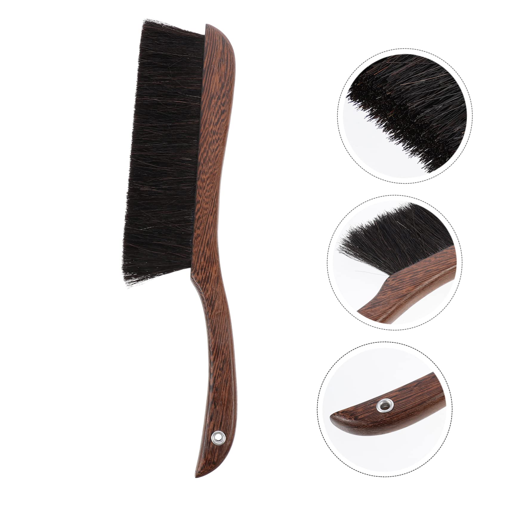 1Pc Premium Piano & Keyboard Cleaning Brush - Soft Nylon Bristles for Dust Removal, Wooden Handle - Ideal for Piano Keys, Computer Keyboards, Furniture & Patio Cleaning