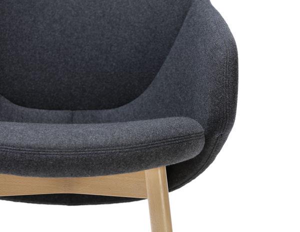 Modern Albu Lounge Chair by Ton - Mid-Century Inspired Accent Chair for Living Room, Bedroom & Office - Perfect for Relaxing, Reading & Decorating Your Space