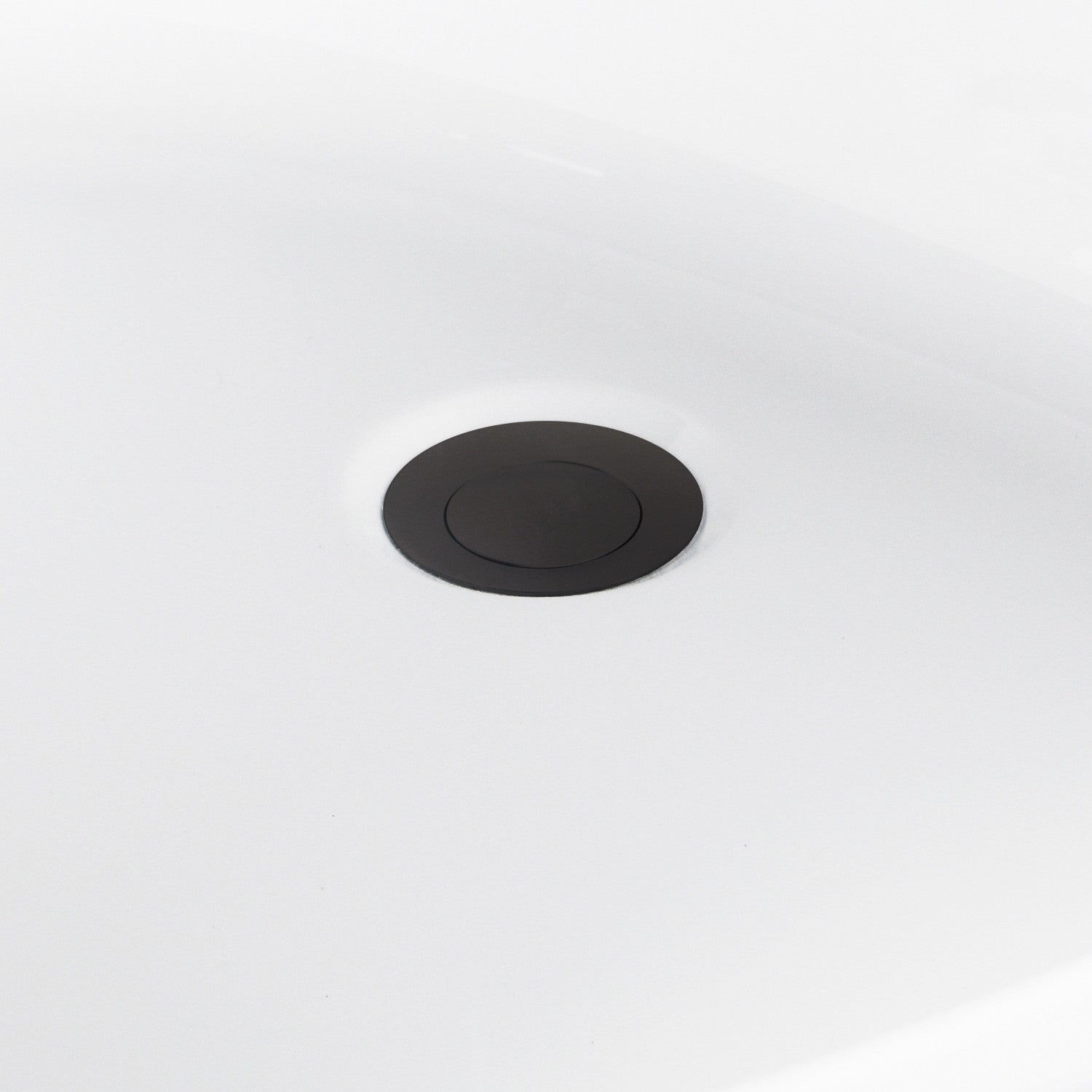 Aqua Eden 45 Inch Acrylic Round Freestanding Bathtub - Double Ended Soaking Tub with Overflow & Drain - Glossy White & Matte Black - Perfect for Luxury Bathrooms & Spa Retreats