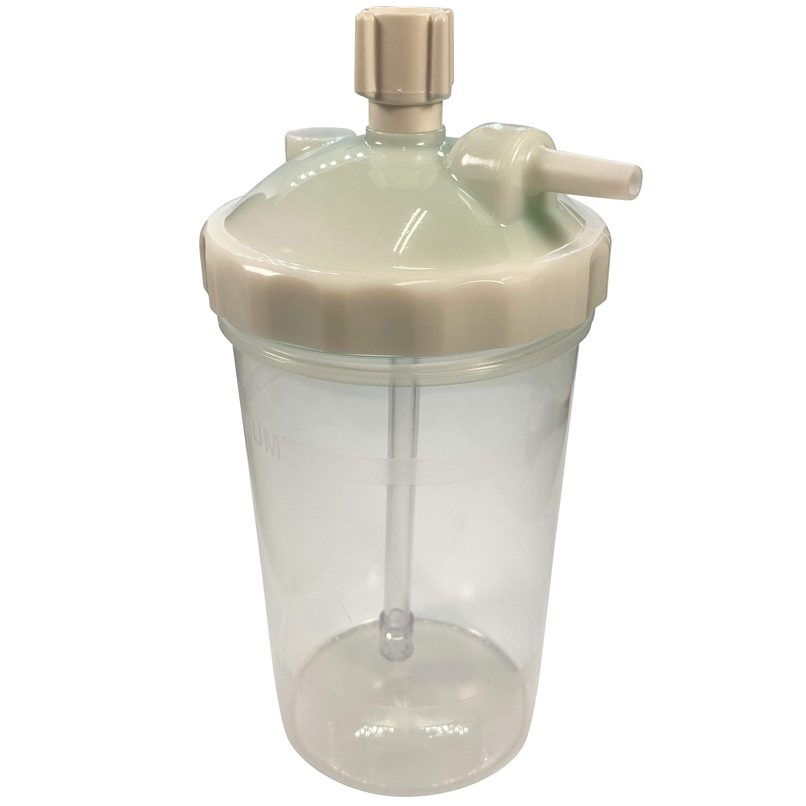 5-Pack Westmed #0795 High Flow Dry Humidifier Bottle for Oxygen Therapy - 6 to 15 LPM - Perfect for Home Use, Hospitals, and Travel with Oxygen Concentrators
