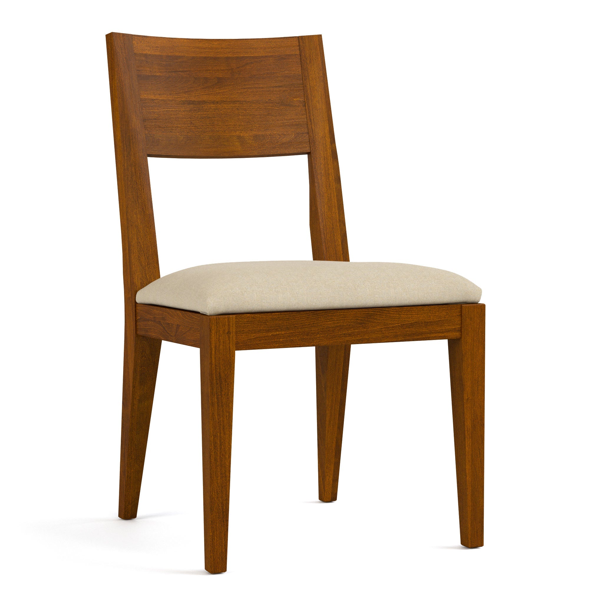 Dwyer Upholstered Side Chair - Modern Accent Dining Chair with Wooden Legs for Living Room, Bedroom & Office - Comfortable Upholstered Seat for Home Decor & Dining Room Furniture