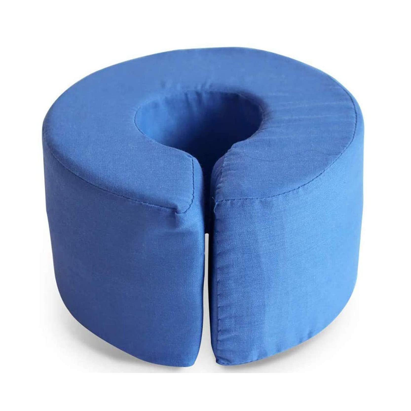 LJJXX Leg Rest Cushion for Sleeping - Pressure Relief Foam Pillow for Feet, Ankle & Leg Support - Comfortable Elevation Pad for Foot Pain Relief (1pc, Blue) - Perfect for Bed, Sofa & Post-Surgery Recovery